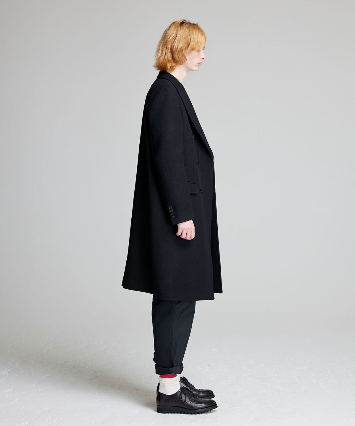 口コミ・レビューで人気商品を探そう 高級カシミヤ100% ダブルチェスターコートロングコート ガルニエ ジャケット・アウター