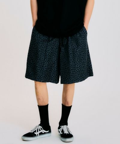 ジャガード織レオパードハーフパンツ*グレー*＜NMS2-MP74＞ | NOISE