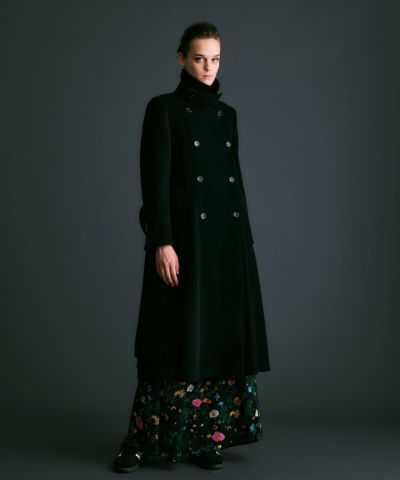 ❤️24新作 新品♡ SelfPortrait シルバーロングコート♡　940 セール】ステンカラーロングシャツコート（シャツ/ブラウス