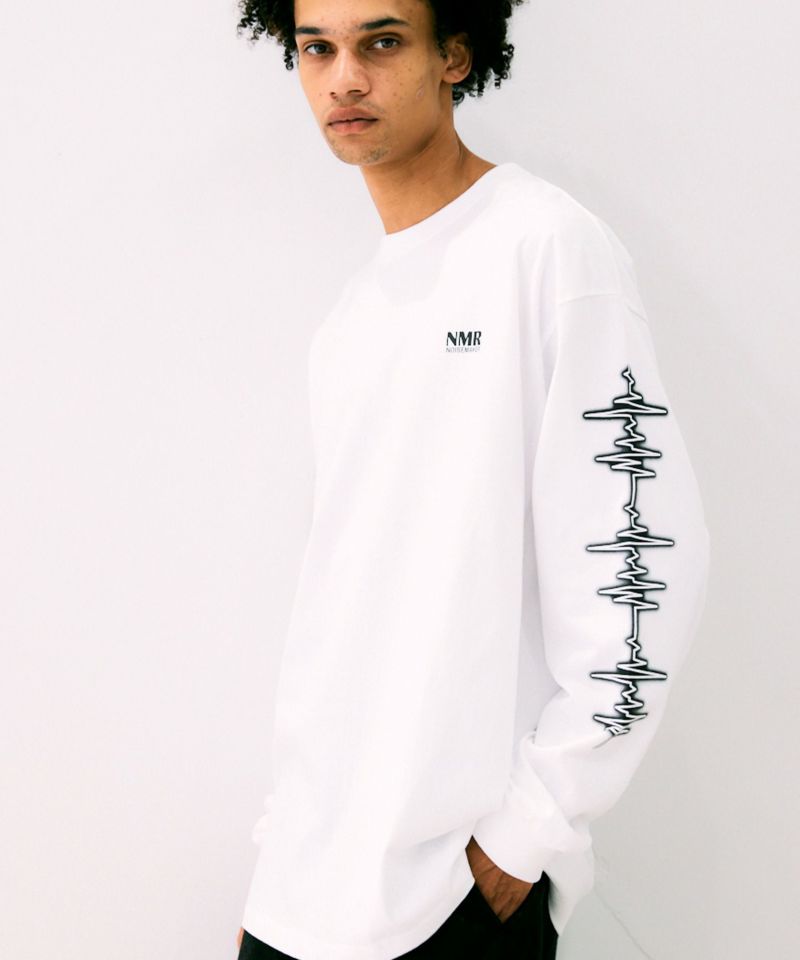 スリーブプリントロンTEE*ホワイト*＜NMA3-MT39＞ | NOISE MAKER