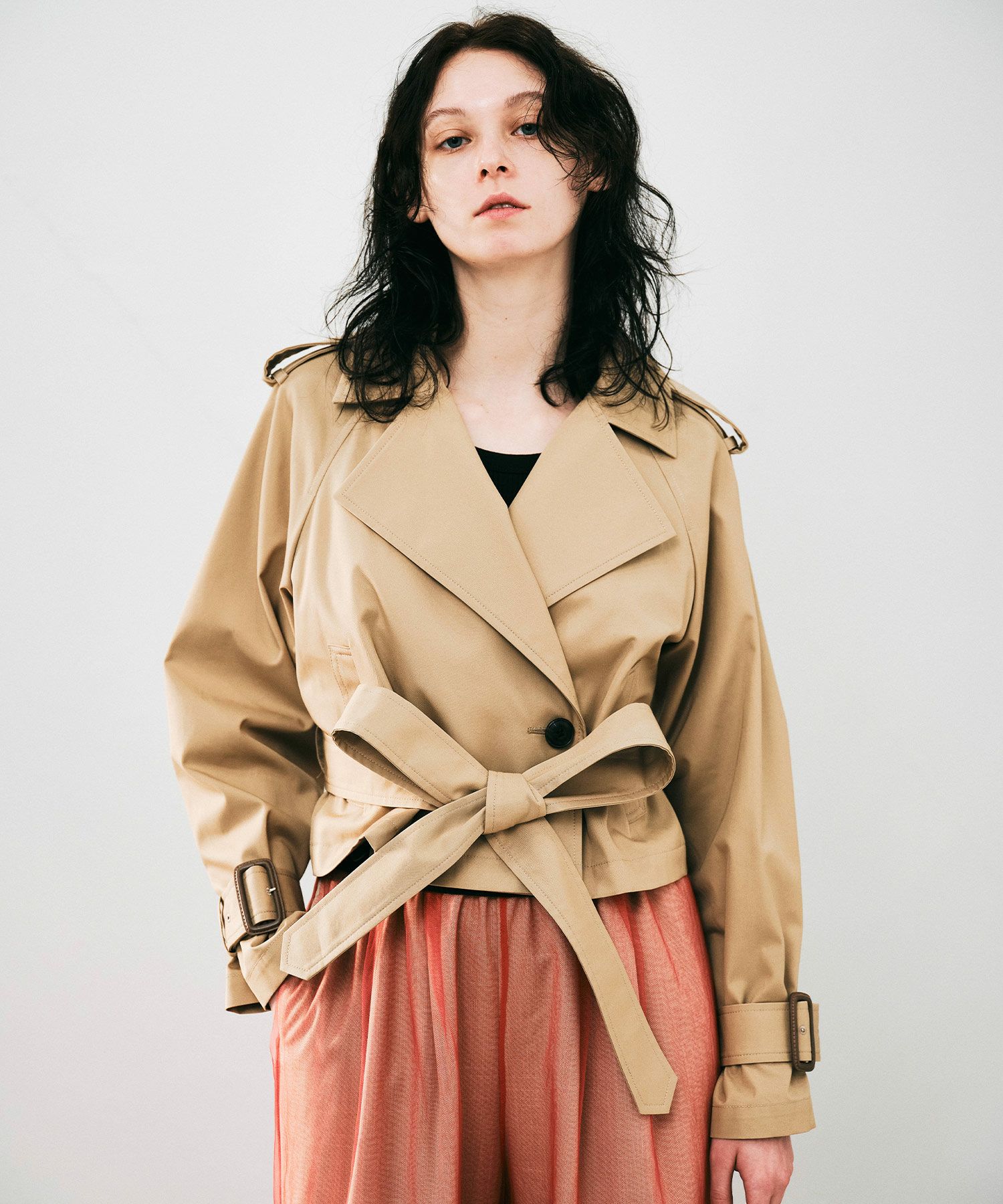 2WAYトレンチコート*ベージュ*＜NMS1-LC79＞[2月末お届け予定] | NOISE