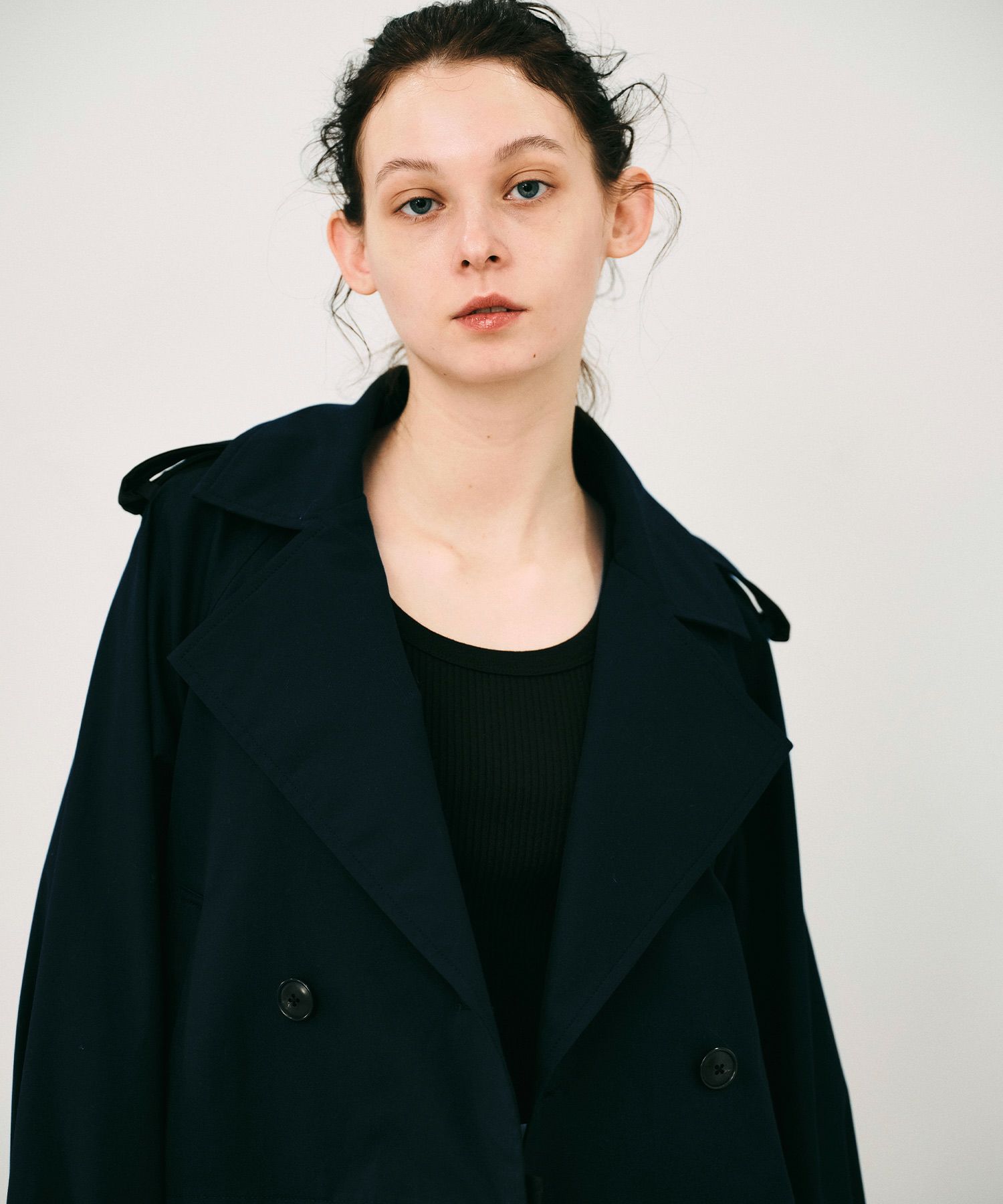 2WAYトレンチコート*ネイビー*＜NMS1-LC79＞[2月末お届け予定] | NOISE